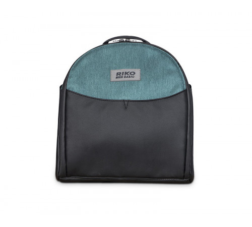 Коляска 3 в 1 Riko Basic Pacco, Lagoon 03 (Бирюзовый - Черный)