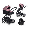 Коляска 3 в 1 Riko Basic Pacco, Pink 02 (Розовый - Черный) Коляска 3 в 1 Riko Basic Pacco, Pink 02 (Розовый - Черный)