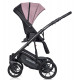 Коляска 3 в 1 Riko Basic Pacco, Pink 02 (Розовый - Черный)