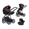 Коляска 3 в 1 Riko Basic Pacco, Plum 01 (Сливовый - Черный) Коляска 3 в 1 Riko Basic Pacco, Plum 01 (Сливовый - Черный)