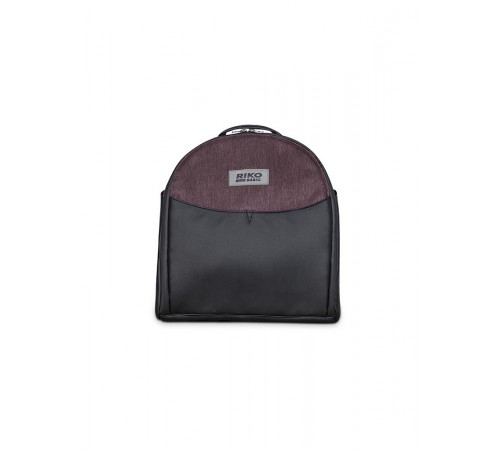 Коляска 3 в 1 Riko Basic Pacco, Plum 01 (Сливовый - Черный)
