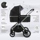 Коляска 2 в 1 Sweet Baby Vento, Silver Black
