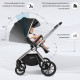 Коляска 2 в 1 Sweet Baby Vento, Silver Black