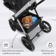 Коляска 2 в 1 Sweet Baby Vento, Silver Black