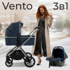 Коляска 3 в 1 Sweet Baby Vento, Silver Blue