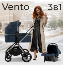 Коляска 3 в 1 Sweet Baby Vento, Silver Blue