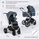 Коляска 2 в 1 Sweet Baby Vento, Silver Blue