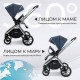 Коляска 2 в 1 Sweet Baby Vento, Silver Blue