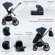 Коляска 3 в 1 Sweet Baby Vento, Silver Blue