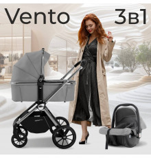 Коляска 3 в 1 Sweet Baby Vento, Silver Grey