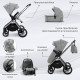 Коляска 3 в 1 Sweet Baby Vento, Silver Grey