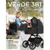 Коляска 3 в 1 Sweet Baby Verde, Black (Black Glossy)