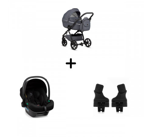 Коляска 3 в 1 Tutis Uno 5 Plus Unico, Pepper (148)