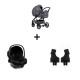 Коляска 3 в 1 Tutis Uno 5 Plus Unico, Pepper (148)