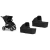 Коляска 2 в 1 для двойни Bumbleride Indie Twin, Black Коляска 2 в 1 для двойни Bumbleride Indie Twin, Black