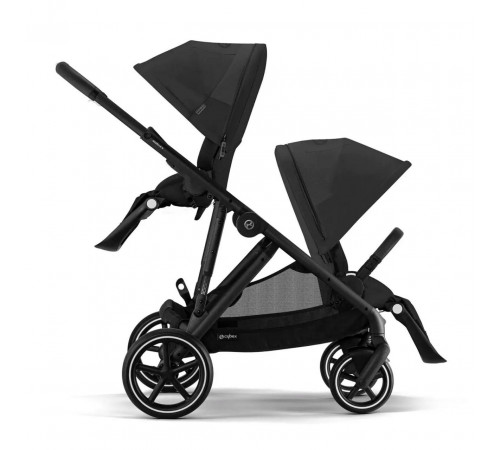 Коляска для двойни 2 в 1 Cybex Gazelle S, BLK Moon Black