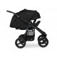 Коляска 2 в 1 для двойни Bumbleride Indie Twin, Black