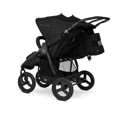 Коляска 2 в 1 для двойни Bumbleride Indie Twin, Black
