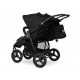 Коляска 2 в 1 для двойни Bumbleride Indie Twin, Black