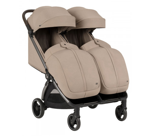 Прогулочная коляска для двойни Carrello Link, Island Beige