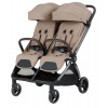 Прогулочная коляска для двойни Carrello Link, Island Beige