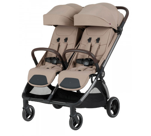Прогулочная коляска для двойни Carrello Link, Island Beige