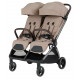 Прогулочная коляска для двойни Carrello Link, Island Beige