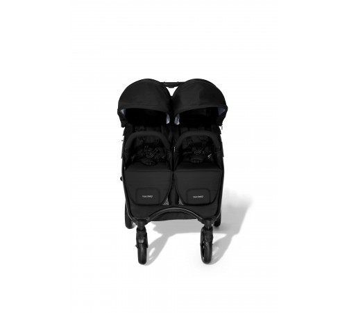 Прогулочная коляска для двойни Valco Baby Slim Twin Series 2, Pitch (Черный)