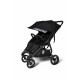 Прогулочная коляска для двойни Valco Baby Slim Twin Series 2, Pitch (Черный)