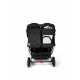 Прогулочная коляска для двойни Valco Baby Slim Twin Series 2, Pitch (Черный)