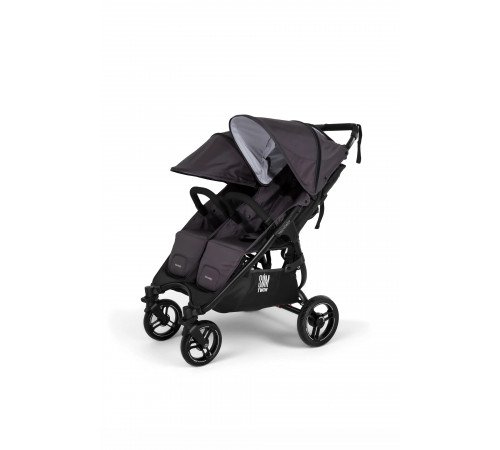 Прогулочная коляска для двойни Valco Baby Slim Twin Series 2, Signature grey (Серый)