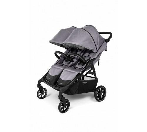 Прогулочная коляска для двойни Valco Baby Snap Duo Trend Series 2, Steel Grey