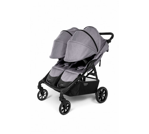 Прогулочная коляска для двойни Valco Baby Snap Duo Trend Series 2, Steel Grey