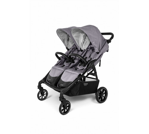 Прогулочная коляска для двойни Valco Baby Snap Duo Trend Series 2, Steel Grey