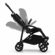 Коляска прогулочная Bugaboo Bee 6 шасси Black, Black / Lemon Yellow