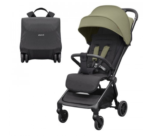 Коляска прогулочная Carrello Atom S CRL-5526, Antique Green