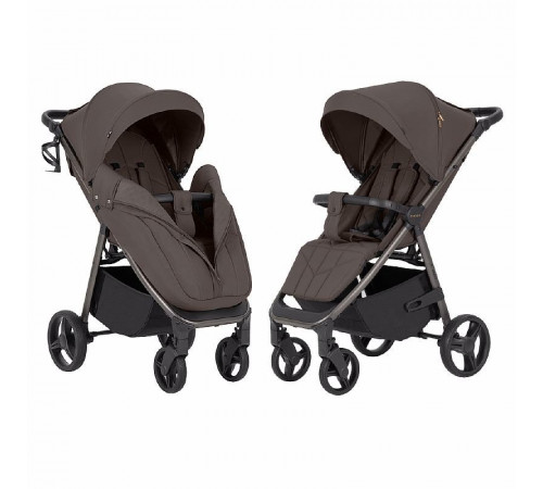 Коляска прогулочная Carrello Bravo PU CRL-8512 Coffee Beige