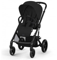 Коляска прогулочная Cybex Balios S Lux BLK 2025, Moon Black (с дождевиком)
