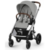 Коляска прогулочная Cybex Balios S Lux SLV 2025, Stone Grey (с дождевиком) Коляска прогулочная Cybex Balios S Lux SLV 2025, Stone Grey (с дождевиком)