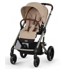 Коляска прогулочная Cybex Balios S Lux TPE 2025, Almond Beige (с дождевиком)