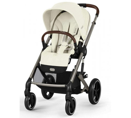 Коляска прогулочная Cybex Balios S Lux TPE 2025, Seashell Beige (с дождевиком)