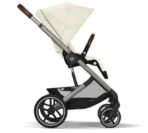 Коляска 2 в 1 Cybex Balios S Lux TPE 2025 (с дождевиками), Seashell Beige