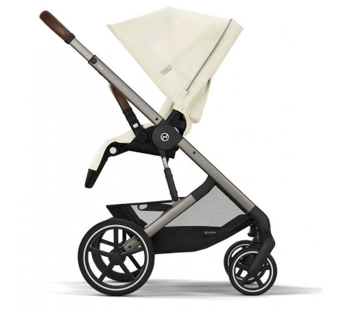 Коляска прогулочная Cybex Balios S Lux TPE 2025, Seashell Beige (с дождевиком)