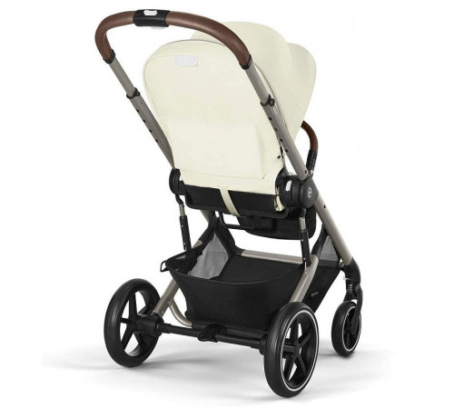 Коляска 3 в 1 Cybex Balios S Lux TPE 2025 (с дождевиками), Seashell Beige