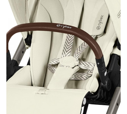 Коляска 2 в 1 Cybex Balios S Lux TPE 2025 (с дождевиками), Seashell Beige