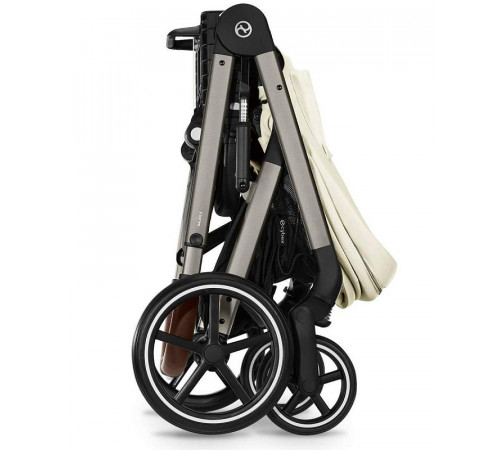 Коляска 3 в 1 Cybex Balios S Lux TPE 2025 (с дождевиками), Seashell Beige