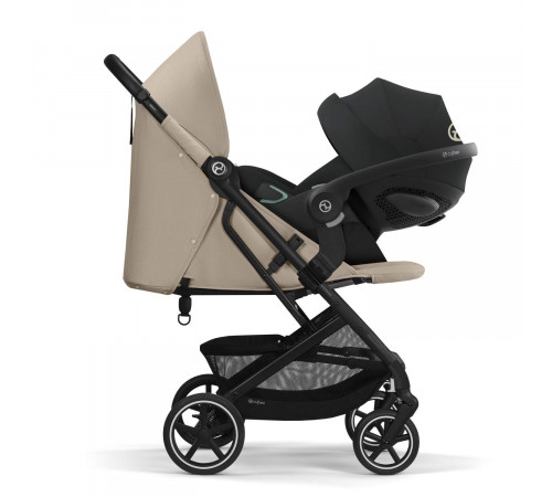 Коляска прогулочная Cybex Beezy (с дождевиком и бампером), Almond Beige
