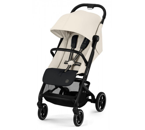 Коляска прогулочная Cybex Beezy (с дождевиком и бампером), Canvas White