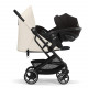 Коляска прогулочная Cybex Beezy (с дождевиком и бампером), Canvas White
