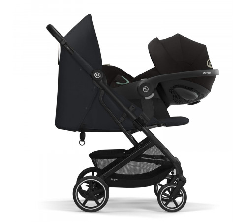Коляска прогулочная Cybex Beezy (с дождевиком и бампером), Magic Black